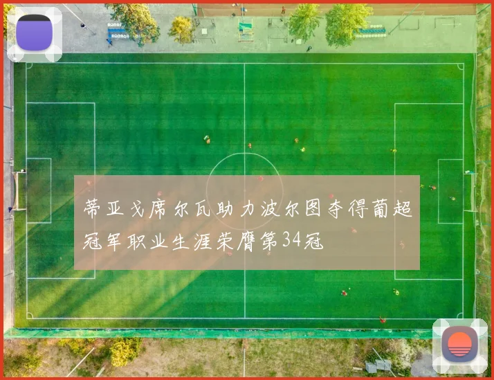 蒂亚戈席尔瓦助力波尔图夺得葡超冠军职业生涯荣膺第34冠